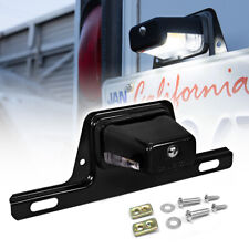 Black 12V DC Bracket-Mount DOT LED License Plate Light for Trailer UTV ATV picture