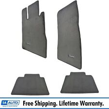 OEM Q-6-68-0548 Carpeted Floor Mats Mercedes Benz Embroidered Ash Gray for MB picture