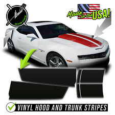 Rally Racing Stripes Hood & Trunk Fits- 2009 2010-2015 Camaro RS SS  picture