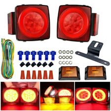 LED Trailer Light Kit Rear Submersible Tail Lights Boat Marker Truck Waterproof picture