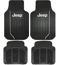 New JEEP ELITE Front / Rear / Back Car Truck SUV All Weather Rubber Floor Mats picture