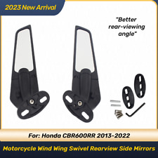 For Honda CBR600RR 2013-2022 Complete Wing Rearview Stealth Winglet Side Mirrors picture