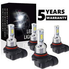 9005 9006 LED Headlight Kit Combo Bulbs 10000K High Low Beam Super White Bright picture