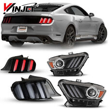 For 2015-2017 Ford Mustang Euro Style LED Sequential Tail Lights+LED Headlights  picture
