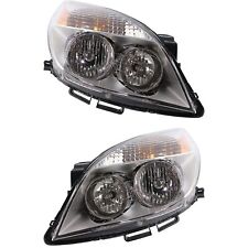 Headlight Set For 2007-2009 Saturn Aura Sedan Left and Right With Bulb 2Pc picture