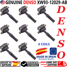 GENUINE DENSO Set of 8 Ignition Coils For 1999-2003 Jaguar 4.0L V8 XW93-12029-AB picture