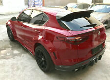 For ALFA STELVIO S Style Carbon Fiber Rear tailgate middle spoiler wing lip kits picture