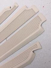 For Mercedes-Benz W108 W109 RUBBER DOOR SILL COVER PLATE RUBBER 4PCS SEDAN Beige picture