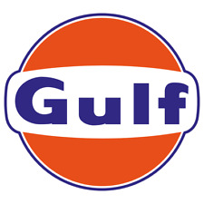 Gulf Vintage Style Vinyl Sticker Car Truck Decal Gasoline Petroleum Racing Gas picture