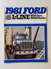 1981 - Ford L-Line Trucks (800 Thru 9000 Series) *Original Sales Brochure* picture