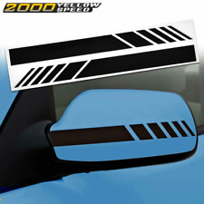 Fit For Rearview Mirror 5D Sticker Vinyl Black Stripe Decal Car Accessories  picture