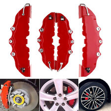 4Pcs 3D Style Red Car Front & Rear Disc Brake Caliper Covers Kit Car Accessories picture