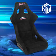 NRG Innovations FRP-302BK-ULTRA Alcantara Bucket Racing Seat Large Prisma Black picture