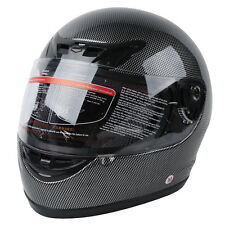 Motorcycle Carbon Fiber Flip Up Full Face Street Adult Helmet DOT S M L XL picture