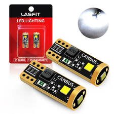 One Pair Lasfit T10 194 168 2825 LED License Plate Light Bulbs Lamps White 6000K picture