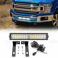 For 15-20 Ford F150 XLT,Lariat,Limited Lower Grille Mount 18'' LED Light Bar Kit picture