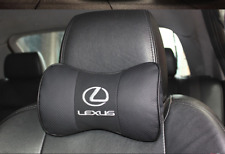2Pcs Real Leather Car Seat Neck Cushion Pillow Car Headrest For Lexus Car picture