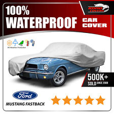 FORD MUSTANG FASTBACK 1965-1966 CAR COVER - 100% Waterproof 100% Breathable picture