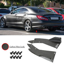 For Mercedes Benz CLS 63 AMG CarbonLook Rear Bumper Diffuser Splitter Side Skirt picture