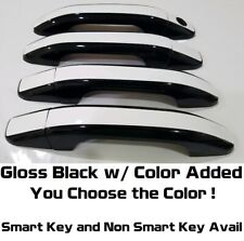 Custom Black and Color Door Handle Overlays 2020 - 2024 GMC SIERRA YOU PICK CLR picture