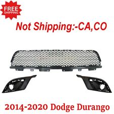 New For 2014-2020 Dodge Durango Lower Grilles & Fog Light Trims Left & Right 3Pc picture