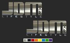 (2) JDM JAPANESE LIFESTYLE  Vinyl Decal Set -CUSTOM SIZE & COLOR for CARS,TRUCKS picture