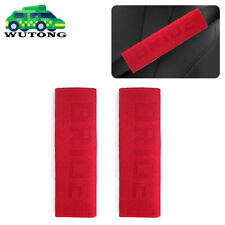 2x Bride Red Gradation Seat Belt Cover Shoulder Pads Fabric Racing Seat Material picture