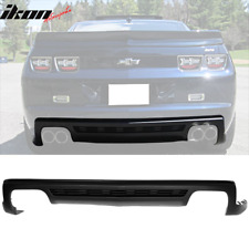 Fit 10-13 Chevy Camaro ZL1 Style Rear Bumper Diffuser Lip Lower Cover Valance picture