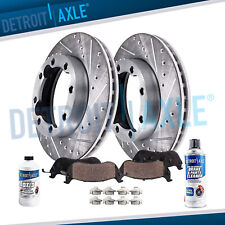 Front for 1994-1999 Dodge Ram 2500 4WD 318mm DRILLED Rotors + Ceramic Brake Pads picture