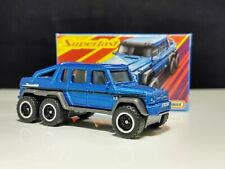MATCH BOX  SUPER FAST MECEDES-BENZ G63 AMG 6X6 REAL RIDERS ADULT BLUE picture