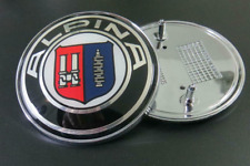 *NEW* 82mm for Alpina Badge Logo Front Hood Bonnet Rear Trunk Boot Emblem 2 Pins picture