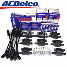 OEM AcDelco 8 PACK UF413 Ignition Coil + 41-110 Spark Plug + 9748UU Wire Fit GMC picture