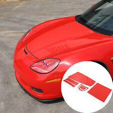 Red Car Sticker Long Strip Hood Cover Vinyl Film Decals For Corvette C6 2005-13 picture
