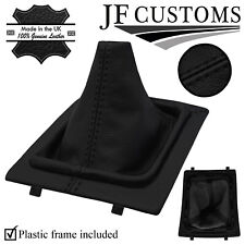 BLACK STITCH LEATHER SHIFT BOOT+SURROUND COVER +FRAME FITS CADILLAC CTS V 04-07 picture