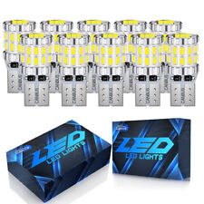 10x T10 168 194 W5W 2825 LED License Plate Light Bulb Interior Bulbs White 6000K picture