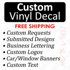 Custom Vinyl Decal Sticker Banner | Business Logo Submit Ideas Lettering Window picture