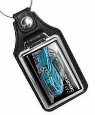 Blue Holden Monaro CV8 Z Faux Leather Key Ring Design Key Chain FOB Key Ring  picture