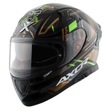 AXOR “ APEX TIKI ” DOT & ECE Approved Full Face Dual Visor Motorcycle Helmets picture