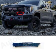 1PC Gloss Black Front Bumper AT4X Emblems Fit GMC 2022-2023 Sierra 1500 picture