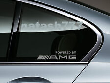 Powered by AMG Mercedes Benz Sport Racing Window Decal sticker emblem SILVER picture
