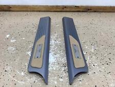 04-12 Aston Martin DB9 Volante Pair Door Entry Sill Plates (Aluminum W/Leather) picture