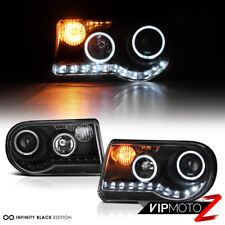 2005-2010 Chrysler 300C 300 C LED STRIP DRL Projector Halo Black Headlights Lamp picture