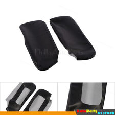 Pair Sun Visor PU Leather Replacement Cover Fit for 93-02 Camaro Firebird Black picture