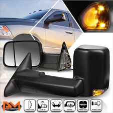For 09-16 Dodge Ram 1500-5500 Powered+Heated Towing Mirror+Smoked LED Lamp Pair picture