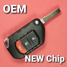 Unlocked OEM 2018 - 2023 Jeep Wrangler SMART Remote Flip Key 3B - OHT1130261 picture