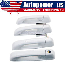 For 2012-2018 Dodge Ram Front and Rear 4 Door Handle Bright White(PW7) picture