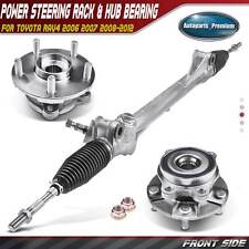 Power Steering Rack &Pinion + Wheel Hub w/ Electric Assist for Toyota RAV4 06-12 picture