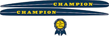 Vintage antique 1948-1950s CHAMPION OUTBOARD MOTOR Decal Set picture