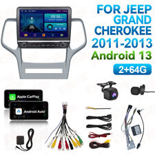For 2011-13 Jeep Grand Cherokee Carplay Android 13 2G+64G 10IN Car Radio Stereo picture