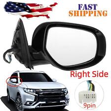 Passenger Side Door Mirror Power Heated w/Signal for Mitsubishi Outlander 14-19 picture